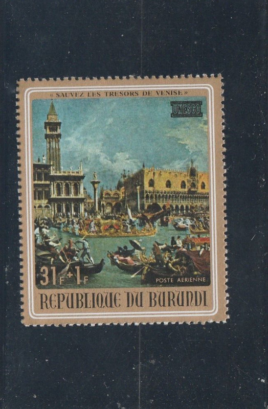 L6695 Burundi Timbre Y&T NÂ° Pa 244 De 1971 