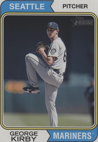 2023 Topps Heritage High Number - George Kirby #OB-GK