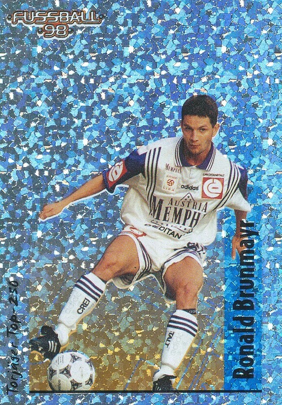 277 Ronald Brunmayr Top-250 Osterreich Austria Wien Sticker Panini Fussball 1998