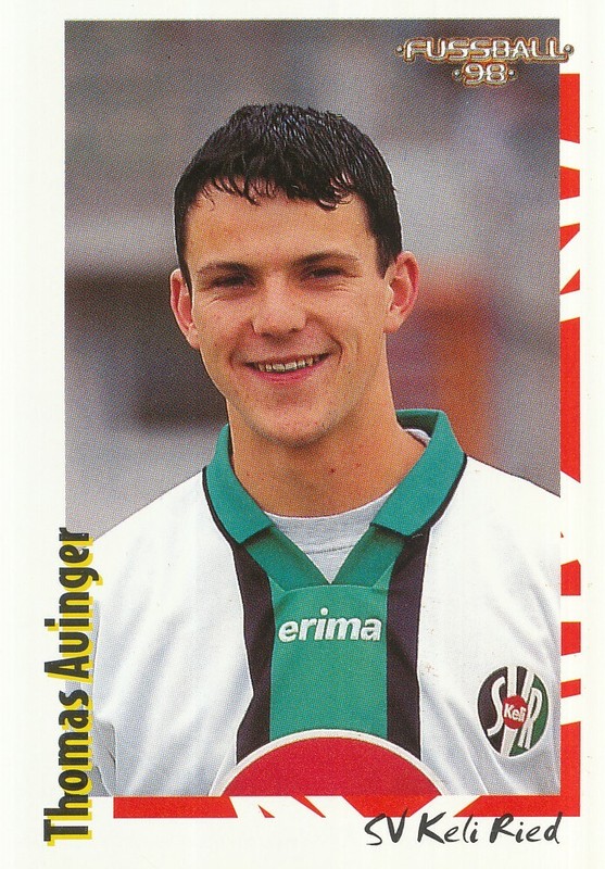 218 Thomas Auinger # Osterreich Sv.Ried Sticker Panini Fussball 1998