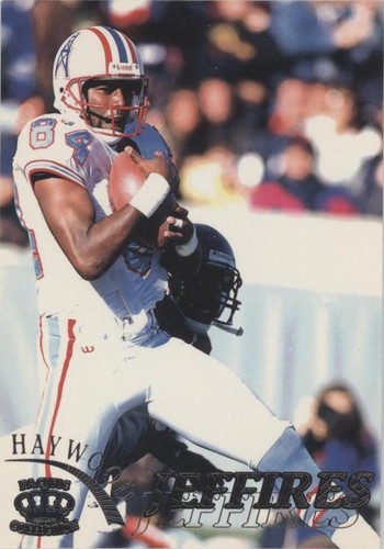 1996 Pacific Pure NFL Gridiron Haywood Jeffires #48