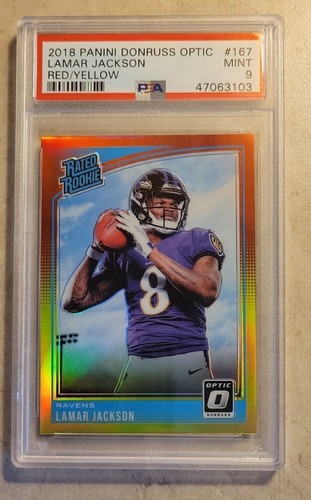 PANINI NFLカード DONRUSS OPTIC PRIZM LAMAR JACKSON BALTIMORE 67/99 #9 送料無料 中古 IT1 $_12.JPG?set_id=880000500F