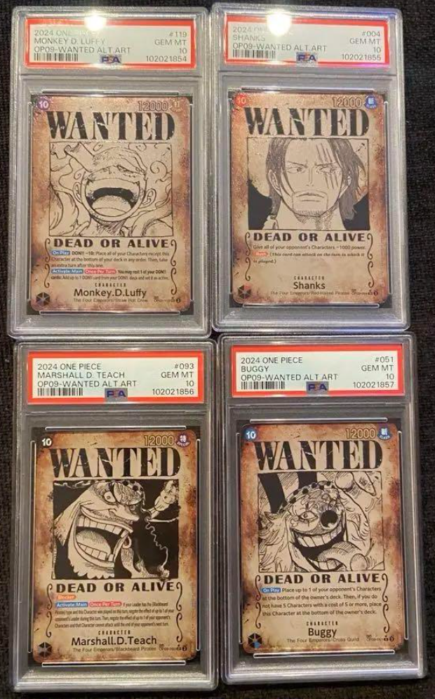 2024 ONE PIECE バギー WANTEDカード PSA10 PSA 10 Buggy OP09-051 Wanted R-SPC Emperors in the New World
