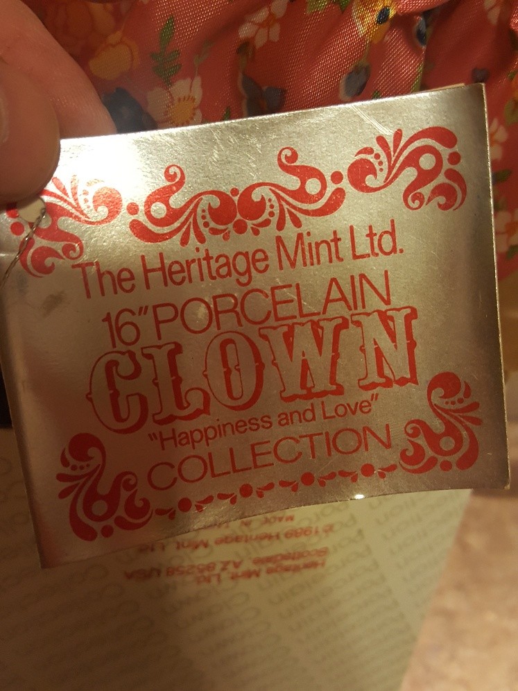 Heritage Mint Clown Collection - Hilarious Harry 1989 16