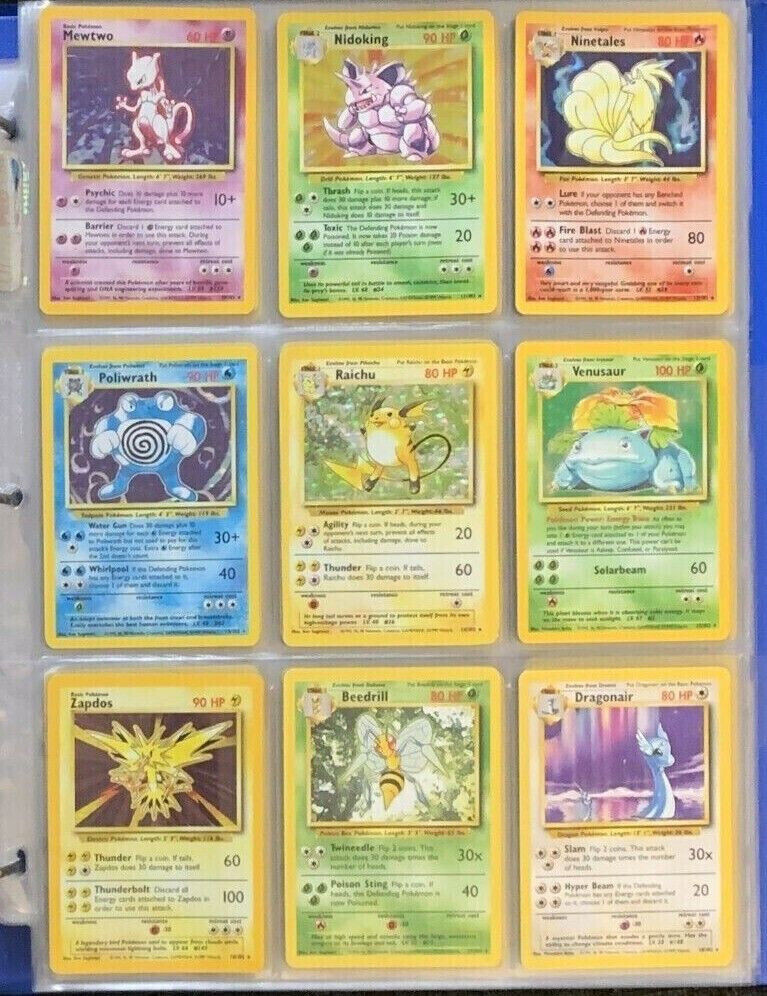 1st Edition - Old Pokemon Cards - 100% Vintage - WOTC ONLY - 10 card  Gen 1 & 2