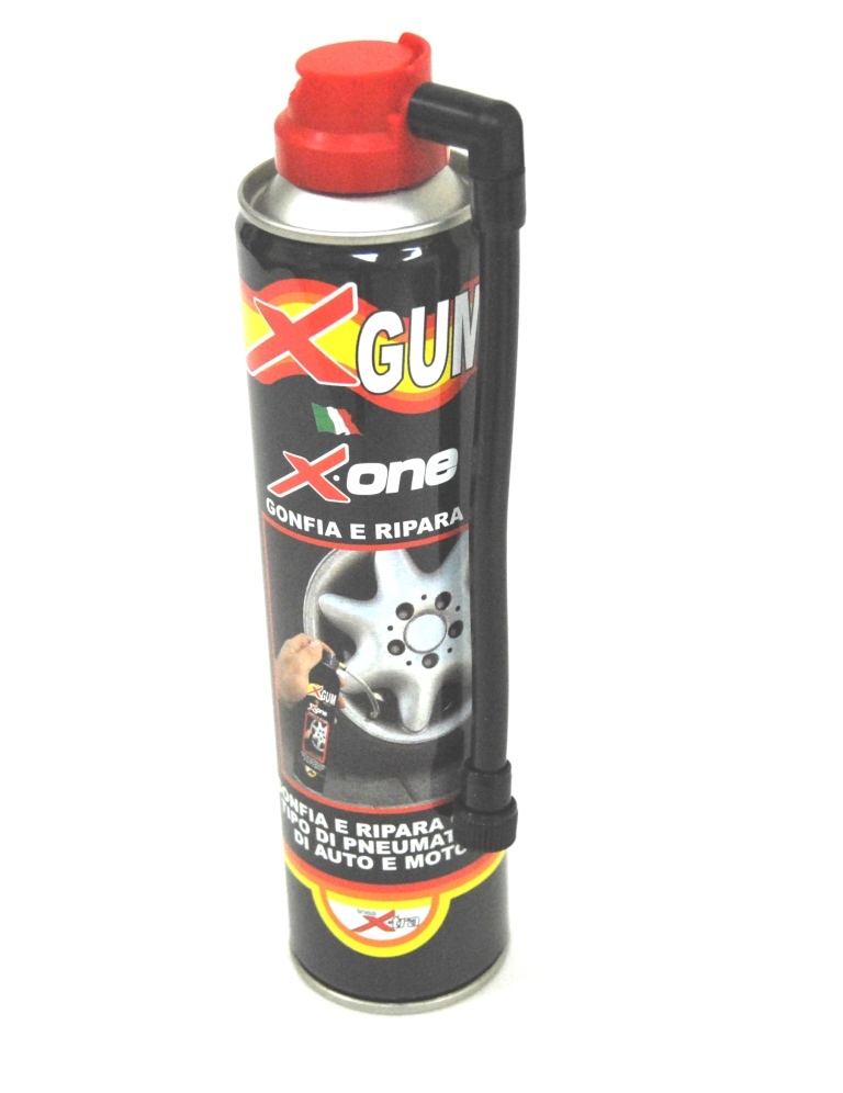 XGUM Spray Gonfiatore Gonfia Ripara Foratura Pneumatici Auto Moto sus