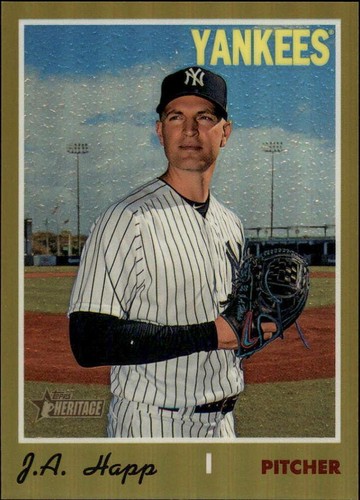 2019 Topps Heritage High Number - J.A. Happ #THC-547