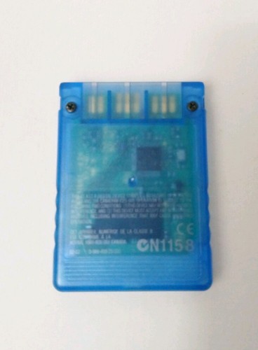 Official OEM Sony Playstation 2 PS2 8MB Magicgate Memory Card SCPH-10020 Blue