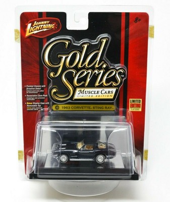Johnny Lightning Gold Series Muscle Cars 1963 Corvette Sting Ray Limited 1/5000