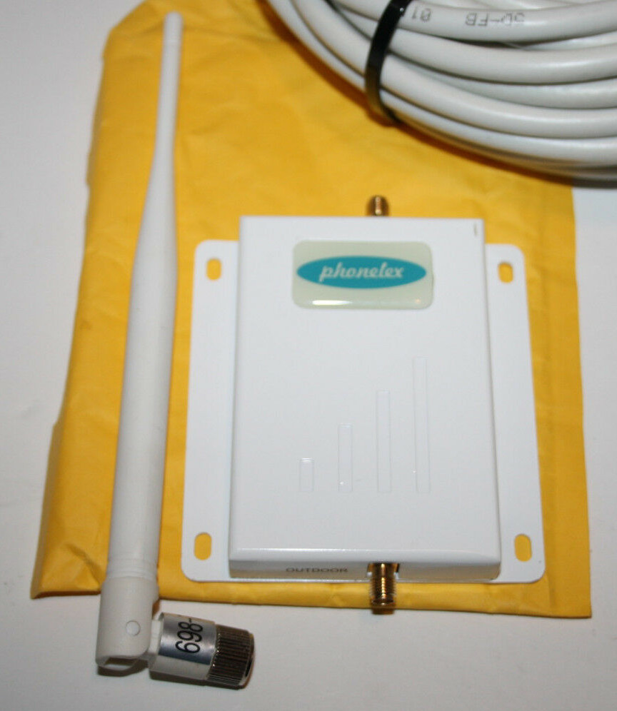 Phonelex PLX-WV70 Cell Phone Signal Booster Repeater Amplifier (Whip+Yagi)