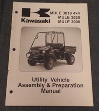 Kawasaki Mule 3010 4x4 3020 3000 Utility Vehicle Assembly & Preparation Manual | eBay