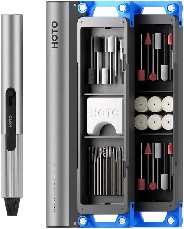 SNAPBLOQ R-A04 Mini Rotary Tool Kit 38 Accessories, Brushless Engraving Pen Cord