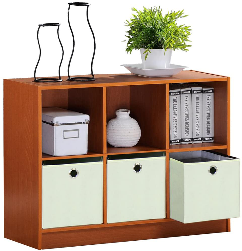 6 Cube Bookshelf Rack Bookcase Storage Shelving Stand Display Book Shelves NEW