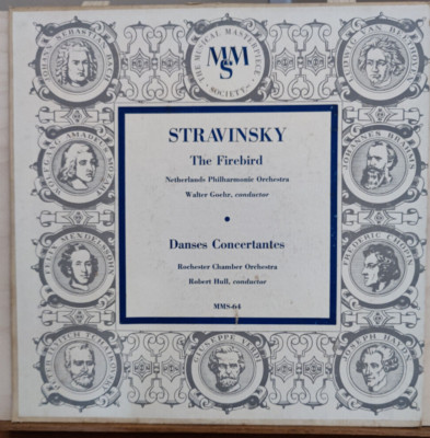 Igor Stravinsky   Firebird / Dances Concertantes - MMS64 - 10'' 33rpm LP - Ex!