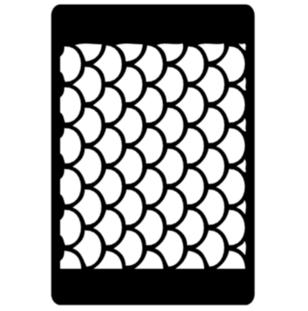 Airbrush Schablone - Stencil 12508 Schuppen Drachen dragon