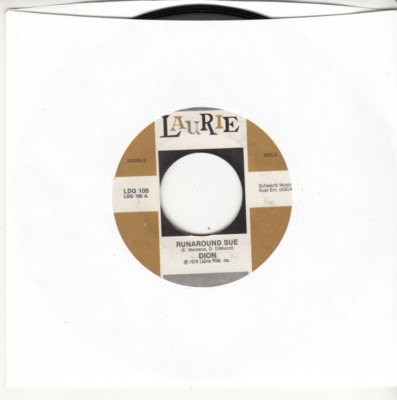 DION - RUNAROUND SUE/I WONDER WHY - REISSUE 45