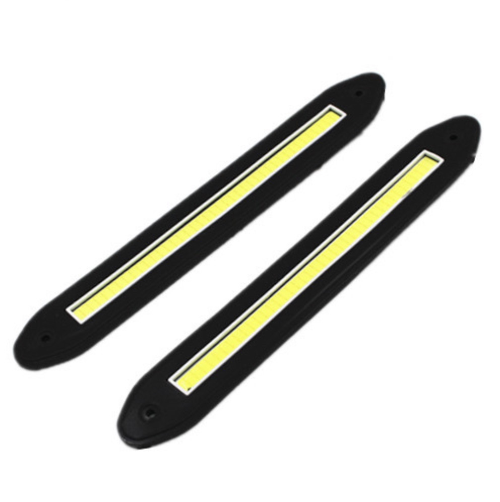 2X 12V 20W Waterproof LED Daytime Running Light DRL COB Strip Lamp Fog Car ZY