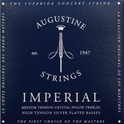 AA Augustine Strings Imperial Blue Medium High Tension Accordion Accessory (AUGI