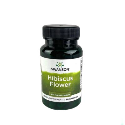 Swanson Full Spectrum Hibiscus Flower 400 мг 60 капсул