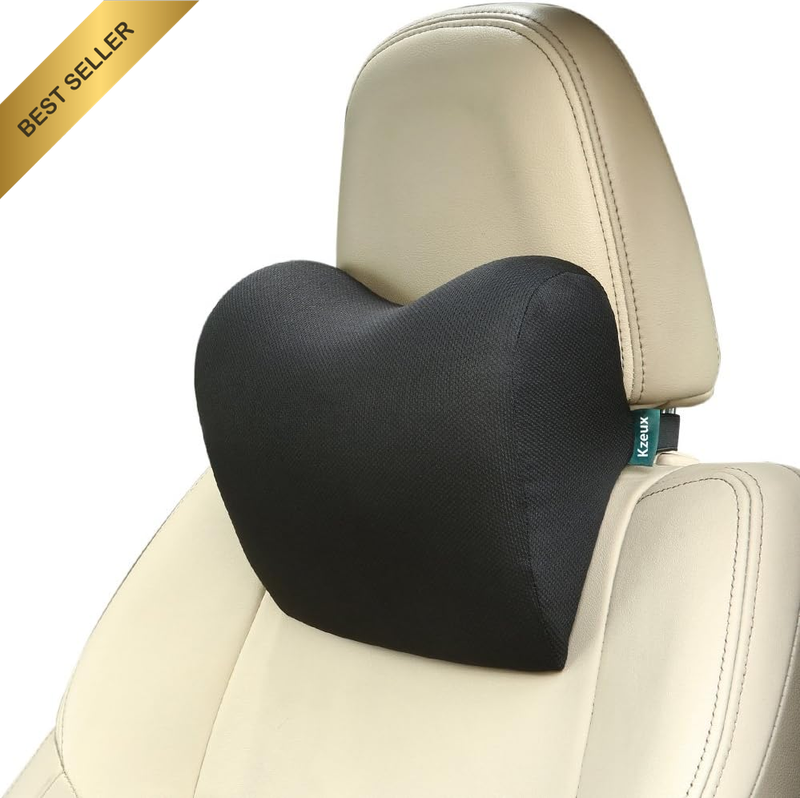 Car Neck Pillow - Memory Foam Cervical Relief Cushion, Headrest Support for Pain
