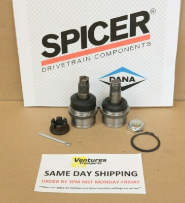 OEM Dana Spicer Upper Lower Ball Joint Set Chevy Dana 44 and 10 Bolt Front Axle