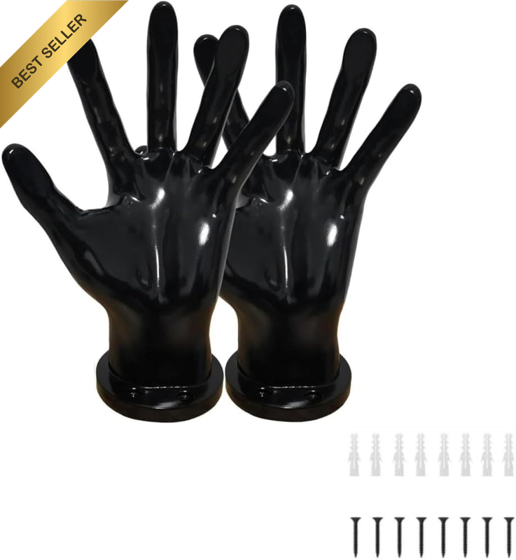 Hand-Shaped Ball Holder for Boys' Room, 2PCS