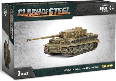 Clash of Steel: Немецкий: Взвод Тигр I (пластик x3)