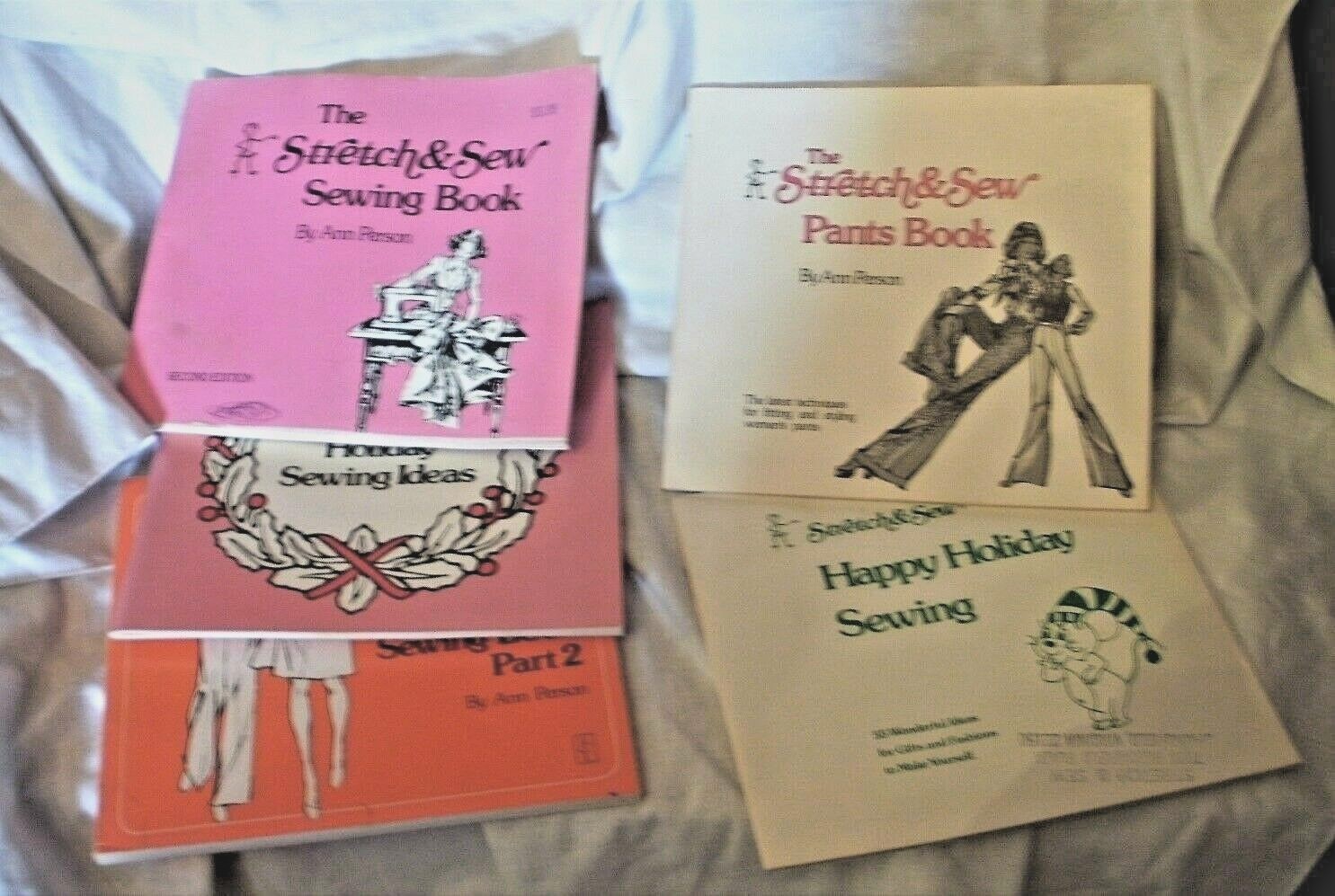 STRETCH AND SEW SEWING for KNITS, 24 patterns, 5 BOOKS, MANY TYPES, SEE LIST