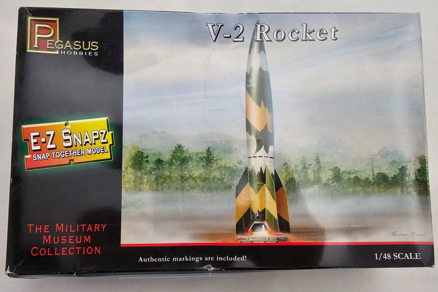 Pegasus Ｖ-２　Rocket 1/48 V-2 Rocket Military Museum Collection Ez Snaps Pegasus