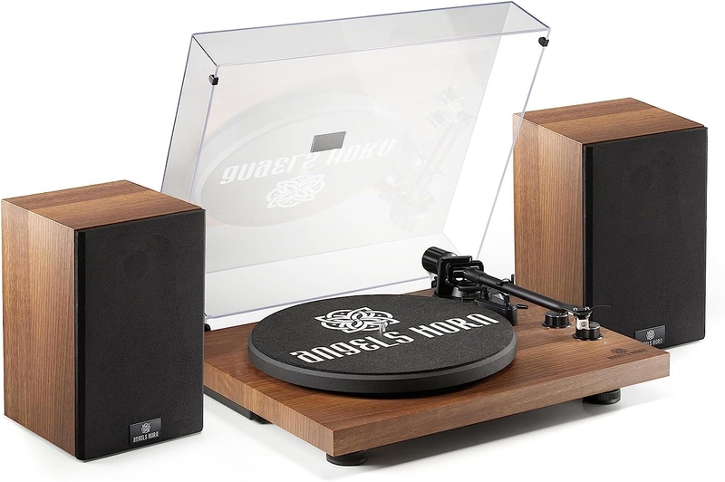 Bluetooth Turntable Players With Stereo Booksh