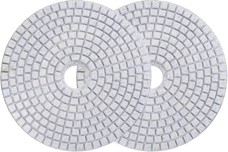 Diamond Polishing Pad 5-Inch 50 Grits Wet/Dry Grinding for Stone Concrete Marble
