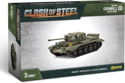 Clash of Steel: British: Cromwell Recce Troop (x3 Plastic)