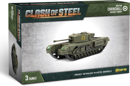 Clash of Steel: Британцы: Штурмовой отряд Черчилля (пластик x3)
