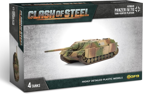 Clash of Steel: Немецкий: Взвод охотников за танками Panzer IV/70 (пластик x4)