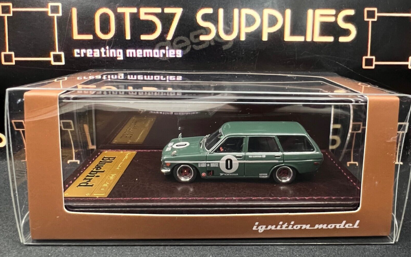 Ignition Model x KAIDO HOUSE Datsun Bluebird 510 Wagon Green
