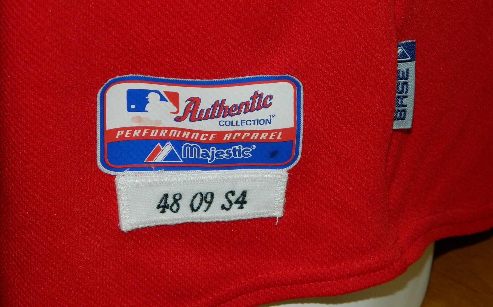 2009 Brian McCann Game Worn Atlanta Braves Home Jersey #16 - Majestic Size 48