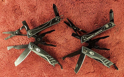 Lot of 2 Gerber Multi Tool Dime multiplier Black read