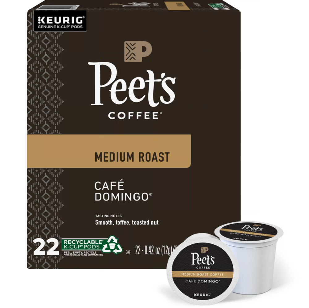 Peet&rsquo;s Coffee Cafe Domingo Keurig Single-Serve Coffee K-Cu
