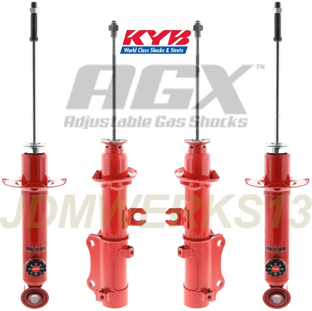 KYB 4 AGX External Adjustable SHOCKS fits MAZDA RX7 RX-7 FC