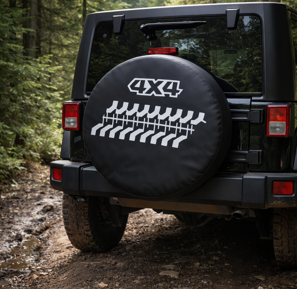 Reserveradhülle schwarz passend für Suzuki Jimny 195/80R15 Reserveradabdeckung