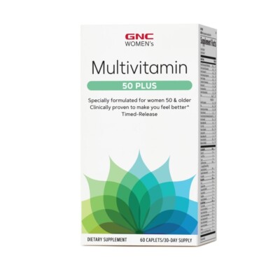 GNC Women's Multivitamin 50 PLUS Time Released (60 Capsules )