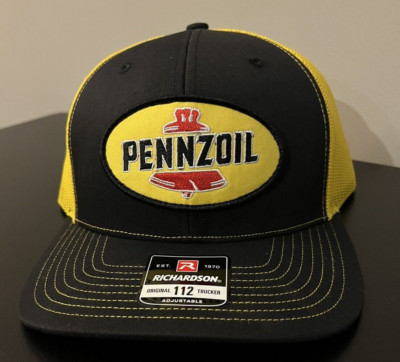 Penzoil Motor Oil Hot Rod Racing NASCAR NHRA Trucker Hat Richardson 112