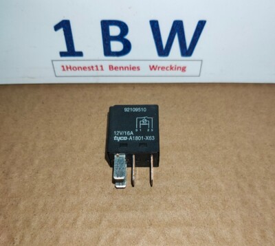 92109510 Grey Top TYCO IN0217 Holden Black Relay 4 Pin VT VU VX VY VZ Commodore