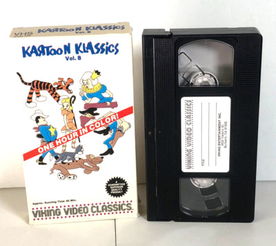 Kartoon Klassics Vol Volume 8 (VHS, 1986) Viking Video Classics TESTED