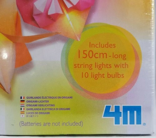 Lights Origam- Activity Set 4M 150cm long string lights w/10 light bulbs NIB