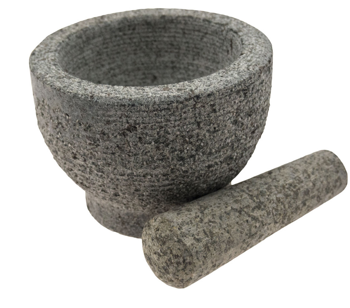 Küchenmörser mit Stößel Granitmörser Gewürzmörser Gewürzmühle