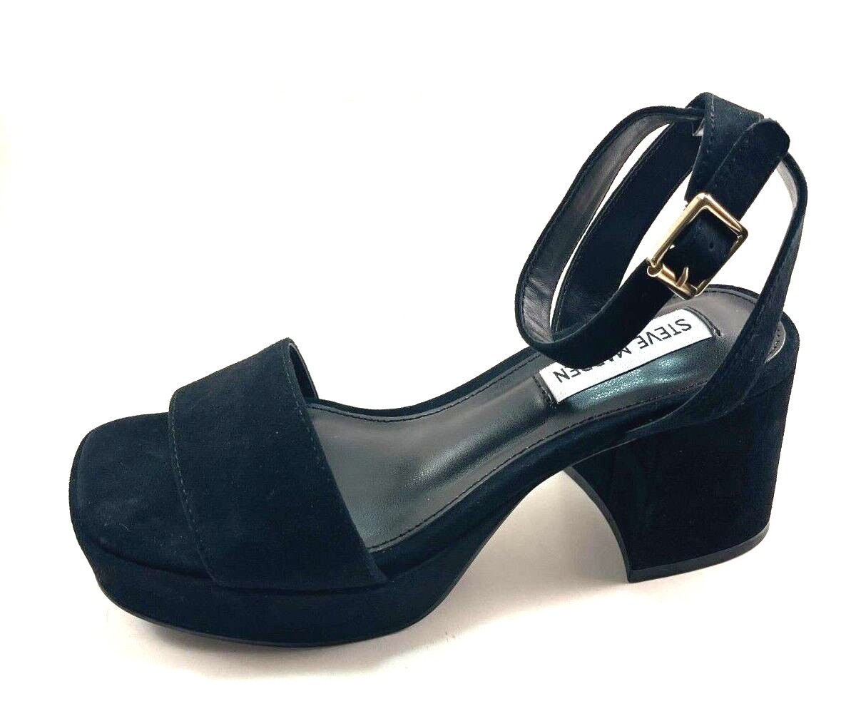 ★Steve Madden★新作★大人気★THRILL BLACK PATENT★サンダル PINNACLE Black Patent Women's Platform Wedge Sandal – Steve