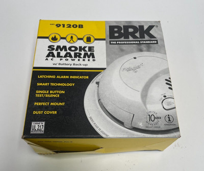 *CLEARANCE* *Open-Box* BRK First Alert 9120B Smoke Detector with Battery Back-up