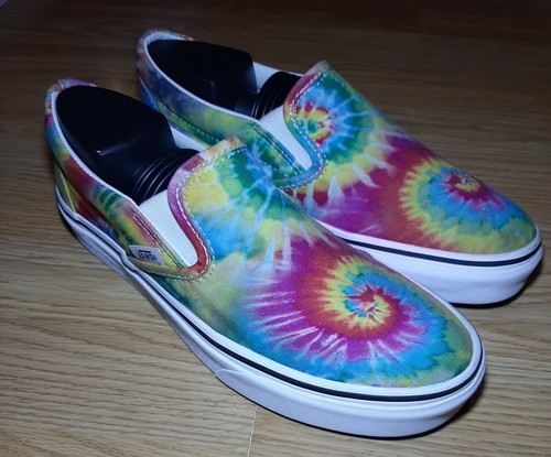 Vans Unisex Tie Dye Slip On Shoes Sneakers Size 6M 7.5W