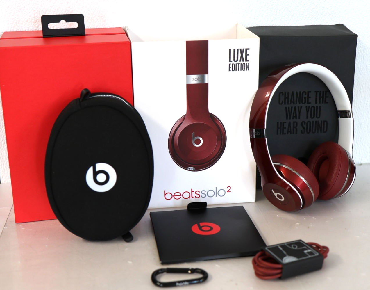 Beats by Dr Dre SOLO2 LUXE EDITION レッド Restored Beats by Dr. Dre Solo2 On-Ear Headphones (Luxe